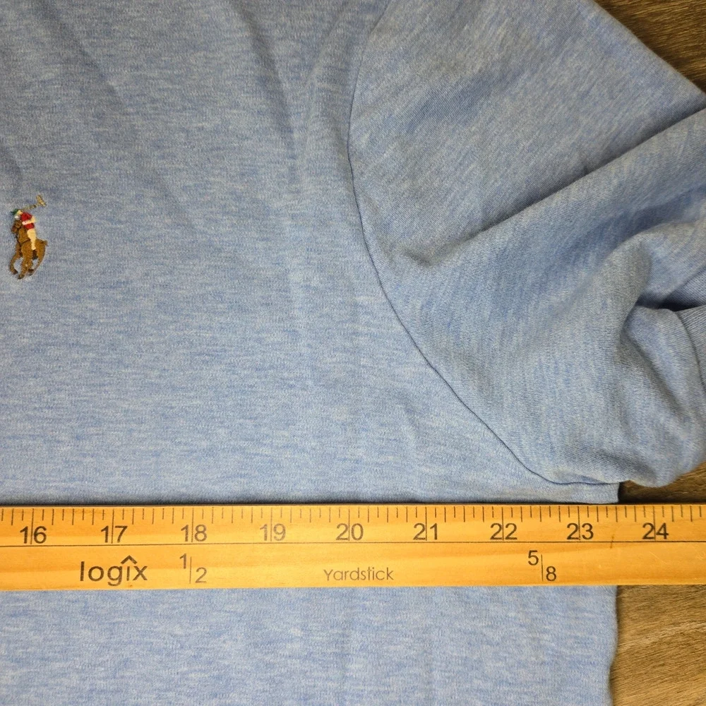 Polo Ralph Lauren Polo Shirt Mens XL Blue Flesh Pony Short Sleeve Preppy Ivy
